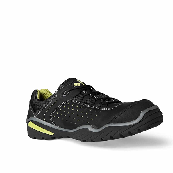 Sapatos ToWorkFor Wasp Black Nubuck Leather S1P